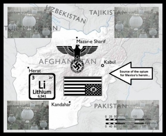 Afghan Lithium Nazi source of Mexican heroin LARGE
